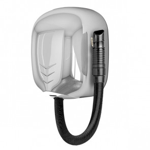 304 stainless steel chromed wall hair dryer MDL with  tube automatic shutdown after 40 sec.  brush motor with total power 1,100 W Model ZEFIRO PRO HAIR 704561