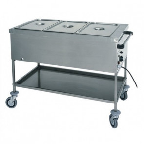 Heated trolley with dry hesating element Model CTS1759(2x1/1GN)
