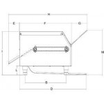 Roller/Continuous toaster Model TOSTI' VV Cooking surface width mm 185 Cooking surface lenght mm 300