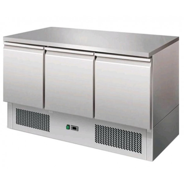 Static refrigerated Saladette Model S903TOP three doors