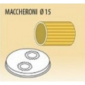 Mould maccheroni diameter 15 for pasta machine MPF 2,5 and PF25E