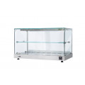 Countertop thermo-display SDF Stainless steel structure Temperature °C +30 /+ 90 Thermostatic control Flat glass Capacity N. 4 Trays cm 40x60 Dim. Cm L 200 x P 70 x H 60 Model TB200E