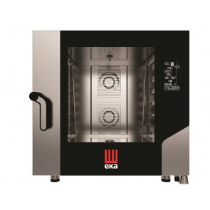 Electric convection oven with steam Model MKF664BM digital touch ring with technology BLACK MASK Capacity n.6 trays cm 60x 40 Power Kw 10,4