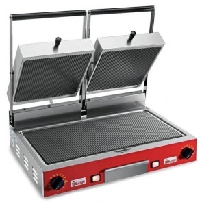 Glass-ceramic panini grill Model PD VC Cooking surface Striped-Striped Power watt 3200