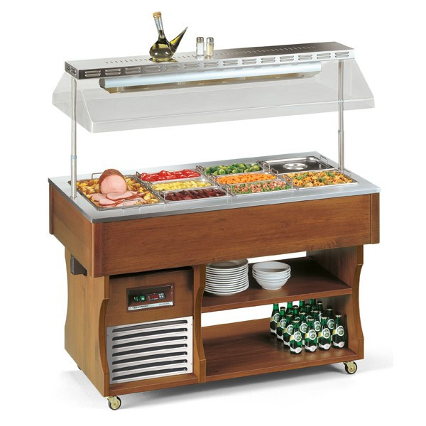 Hot buffet display island bain-marie Model ISOLA 4 M BM Power W 3500