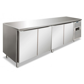 Ventilated refrigerated counter Model SNACK4100TNF Four doors
