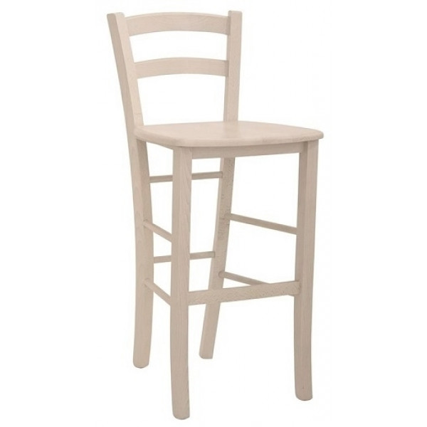 Indoor stool TESR Frame and seat in beech wood Model 1258-G04L