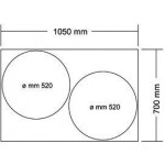 Pizza oven Model VESUVIO 105x70 Digital Electric