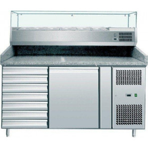 Ventilated refrigerated pizza counter Model AK1612TN + AK15433