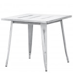 Indoor table TESR Powder coated metal frame, antique look. Model 1575-36WA