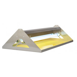 Satin stainless steel Decorative flying insect killer w/glue board 72 W  fluo MDL Model INSETTIVOR TRAP  903082