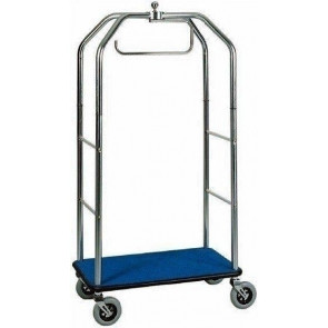 Luggage trolley and clothes rack Model PV4064 chromeplated steel tube