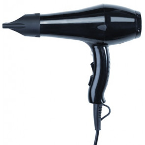 Hair dryer with ABS casing BLACK MDL 1,000 W AC motor Max. 2 speed combinations Model YUL PRO FIT 704026
