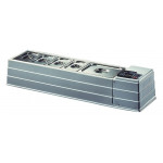 Refrigerated ingredients display case TCN Containers capacity GN various sizes Power kW 0,13 Model MACRO