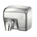 Electric Hand dryer in stainless steel AISI 304 satin Photocell MDL  Rated power: 2400 W Motor power 200 W Rev/m: 5,500 rpm Model 704152