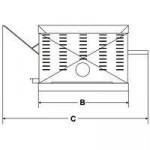 Roller Toast Model LONG VV Cooking surface width mm 305 Cooking surface lenght mm 410