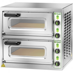 Electric pizza oven Model MICROV2C 2 cooking chambers MANUAL control panel