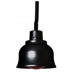 Heating lamp in black anodized aluminium Model LB25