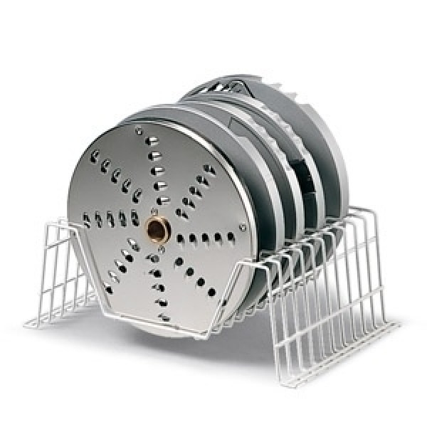 Disc holder in plasticized metal for Vegetable/Mozzarella cutter