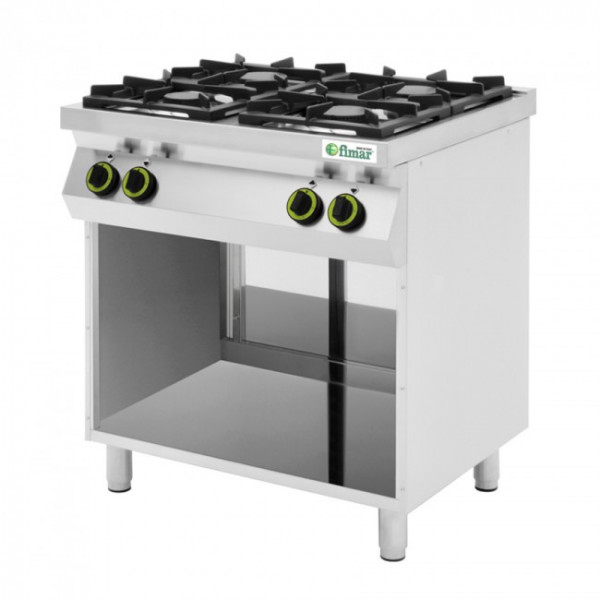 Gas range Natural gas Model CC74G 4 burners with open cabinet