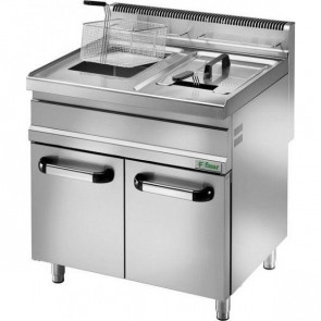 Gas fryer with cabinet Model SFM20DM Two tanks