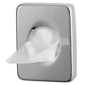 Sanitary bag dispenser for plastic bags MDL Polished or satin 304 stainless steel , Model BRINOX 130006