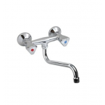 Two holes wall mounted tap - swinging "S" spout L30cm MNL Model R0102010224