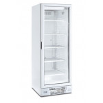 Static-fan assisted vertical Freezer Model FR372VSTWHITE with glass door