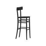 Indoor stool TESR Beech wood frame Model 1832-BS18