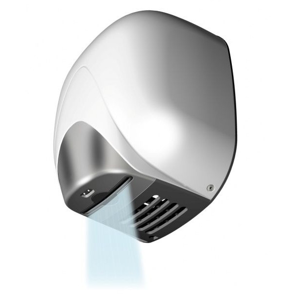 High Performance Electric hand dryer in White Aluminum BLADE with MDL Photocell Resistance Model 704335