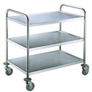 Stainless steel service trolley Model RPC-M3 Three shelves
