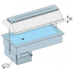 Built-in refrigerated drop in and furniture Model SINFONIA 4RUGIADA
