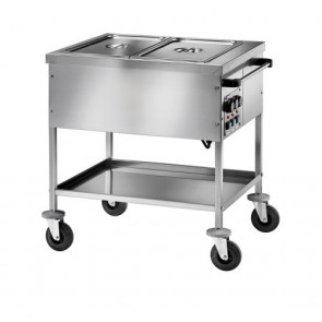 Bain-marie heated trolley Model CT1758TD Different temperature
