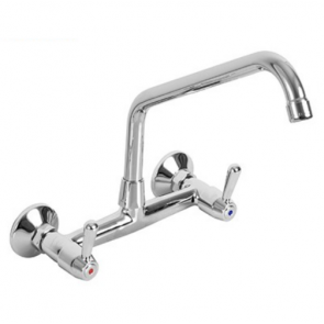 Two holes wall mounted tap - swinging "C" spout L25cm MNL Model R0102010108