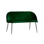 Indoor sofa TESR Metal frame, gold effect, velvet covering. Model 1767-S50