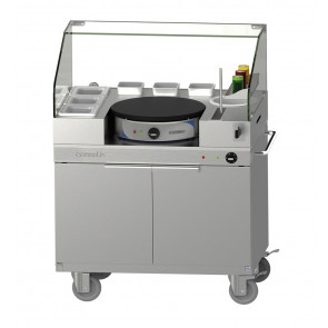Crepe maker trolley CLN Stainless steel structure Removable Model CCHCR40EA