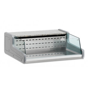 Static refrigerated Showcase  ideal for the display of fresh food products Zoin Model VR RS150PSSG Self Service Static Refrigeration built-in group