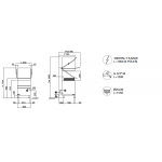 Electronic passthrough dishwasher Compack stainless steel Max plate diameter cm 41,5 Square basket 50X50 Model X110E