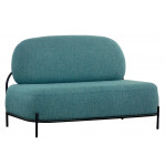 Indoor sofa TESR Powder coated metal frame, fabric covering. Model 1604-06S