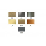 Indoor top TESR thickness 30 mm Model 008-SFB03 various colours and materials