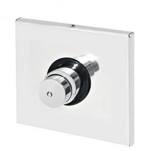 Self-closing wall mounted shower tap with concealed box in AISI 304, flow time 15 ± 25 sec MNL Model ARES012