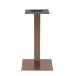 Indoor base TESR Stainless steel frame, satin copper , adjustable feet Model 491-EB4