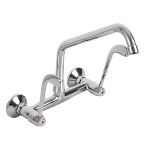 Two holes wall mounted tap - swinging "C" spout L25cm MNL Model R0102010246