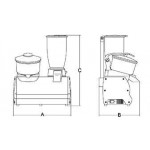 Bar group Model 2 Aln juicer Apollo with lever + ice crusherNordkapp