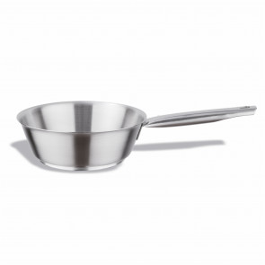 Conical stainless steel 18/10 pans Compatible with induction kitchens Model 127-0