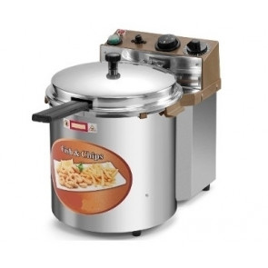 Electric fryer Countertop Vema Model FG2104 Professional Power 2300W Timer
