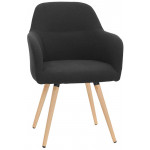 Indoor armchair TESR Powder coated metal frame, fabric or synthetic leather covering Model 1335-W58