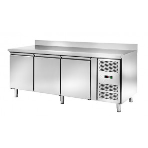 Refrigerated counter Model AK3204P Ventilated for pastry With splashback