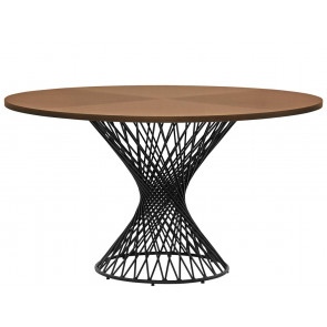 Indoor table TESR Powder coated metal frame, MDF top with ash veneer. Model 1677-MIT10