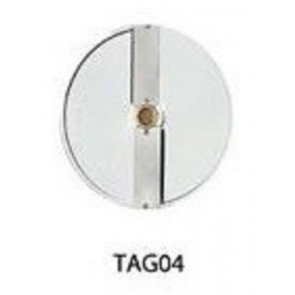Cutting disc thickness 4mm DF04 - suitable for cucumbers, carrots, onion rings, fried potatoes, white cabbage, etc. for Vegetable cutter Models TITANIUM